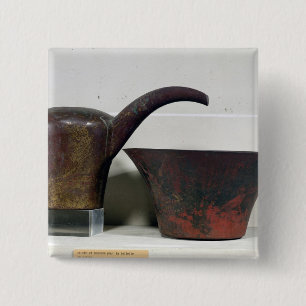 Badge Carré 5 Cm Ewer et bassin (cuivre)