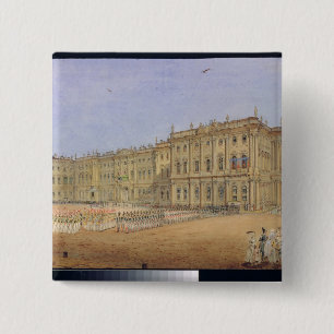 Badge Carré 5 Cm Examen au palais d'hiver