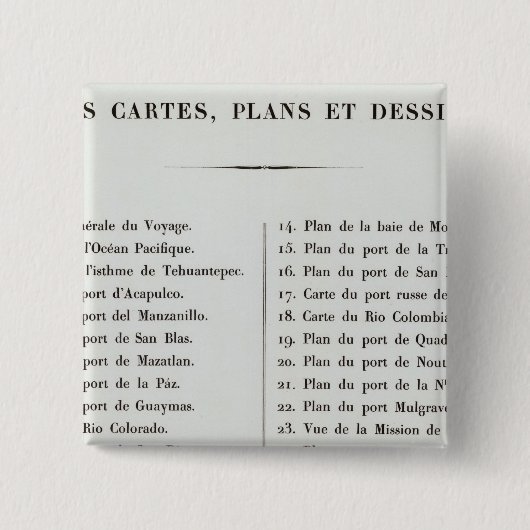 Badge Carré 5 Cm Exploration de l'Oregon (Devant)