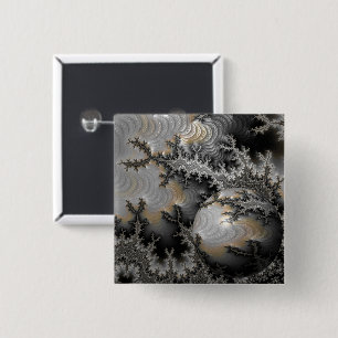 Badge Carré 5 Cm Exploration du royaume de Mandelbrot
