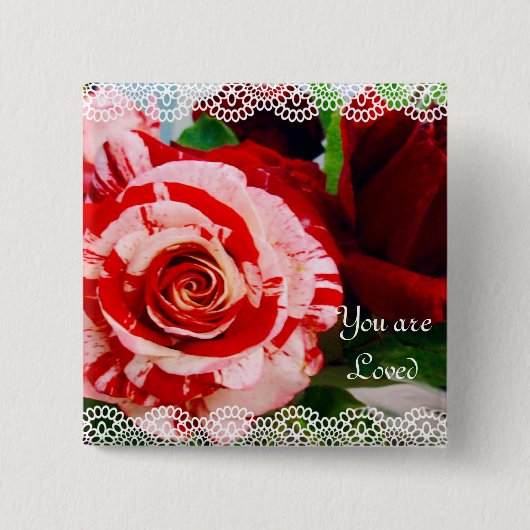 Badge Carré 5 Cm Expressions d'amour_ (Devant)