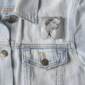 Badge Carré 5 Cm Expressions du visage (En situation)