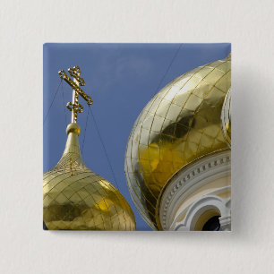 Badge Carré 5 Cm Extérieur de la cathédrale Saint-Alexandre-Nevski