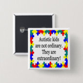 Badge Carré 5 Cm Extraordinaire (Devant & derrière)