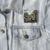 Badge Carré 5 Cm Fabrication de la confiture, 1876 (En situation)