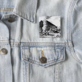 Badge Carré 5 Cm Fabrication d'entrave (En situation)