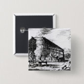 Badge Carré 5 Cm Fabrication d'entrave (Devant & derrière)