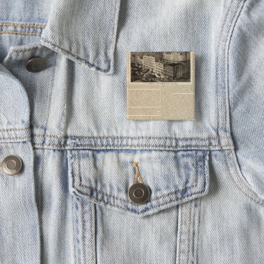 Badge Carré 5 Cm Fabrication, Entrepôts (En situation)