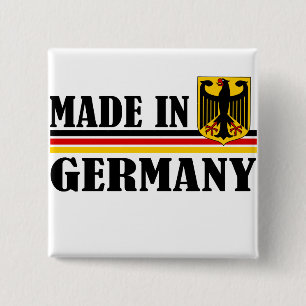 Badge Carré 5 Cm Fabriqué en Allemagne