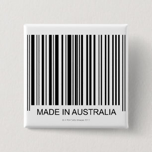 Badge Carré 5 Cm Fabriqué en Australie