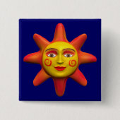 Badge Carré 5 Cm Face solaire (Devant)