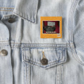 Badge Carré 5 Cm Faire juste ma cloison (En situation)