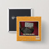 Badge Carré 5 Cm Faire juste ma cloison (Devant & derrière)