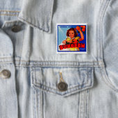 Badge Carré 5 Cm Faisceau (En situation)