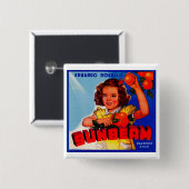 Badge Carré 5 Cm Faisceau (Devant & derrière)