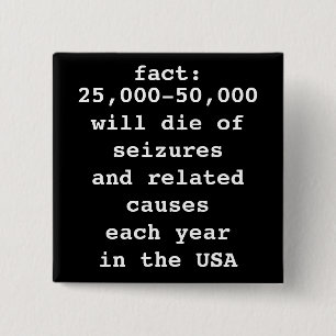 Badge Carré 5 Cm fait : # mourra