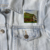 Badge Carré 5 Cm Falaises (En situation)