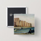 Badge Carré 5 Cm Falaises, c.1897 (Devant & derrière)