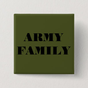 Badge Carré 5 Cm Famille de l'armée de boutons
