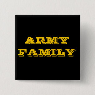 Badge Carré 5 Cm Famille de l'armée de boutons