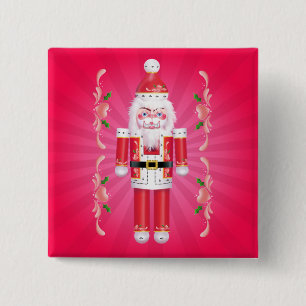 Badge Carré 5 Cm FANCY NUTCRACKER par SHARON SHARPE