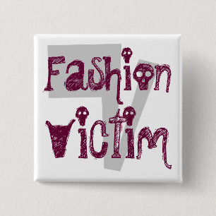Badge Carré 5 Cm Fashion, Victim
