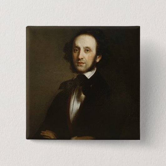Badge Carré 5 Cm Felix Mendelssohn (Devant)