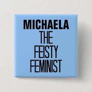 Badge Carré 5 Cm Féministe féministe
