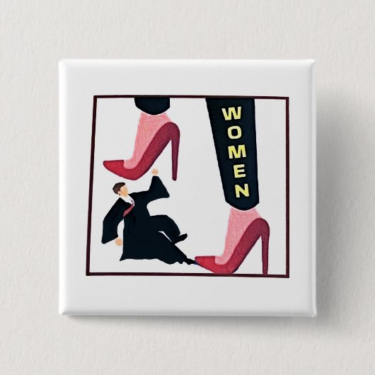 Badge Carré 5 Cm Femmes et Cour suprême après 2022 (Devant)