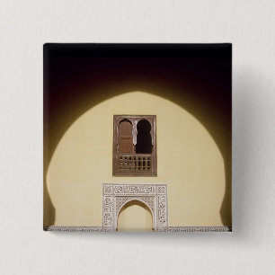 Badge Carré 5 Cm Fenêtre marocaine typique