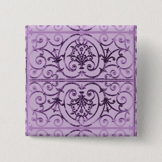 Badge Carré 5 Cm Fer Highgate (Devant)