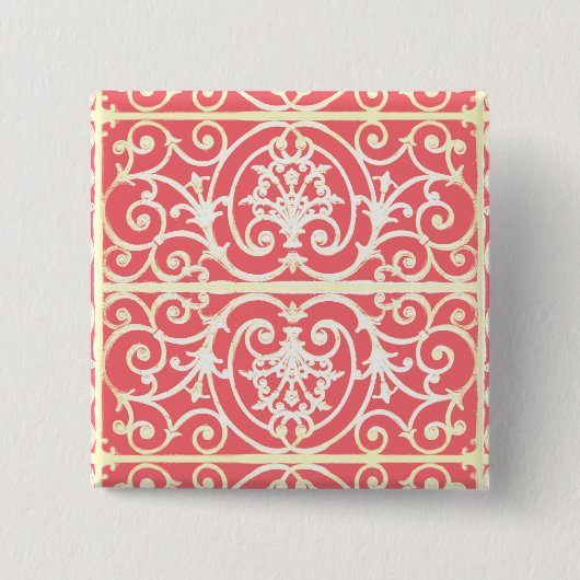 Badge Carré 5 Cm Fer Highgate (Devant)