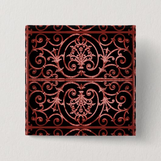 Badge Carré 5 Cm Fer Highgate (Devant)