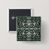 Badge Carré 5 Cm Fer Highgate (Devant & derrière)