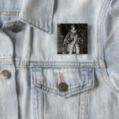 Badge Carré 5 Cm Ferdinand II 1622 (En situation)