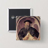 Badge Carré 5 Cm Ferdinand Magellan (Devant & derrière)