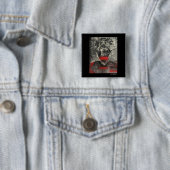 Badge Carré 5 Cm Fermé le goupille (En situation)