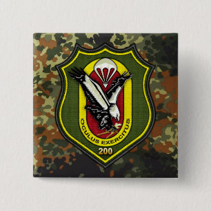 Badge Carré 5 Cm Fernspählehrkompanie 200 [FSLK200]