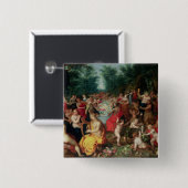 Badge Carré 5 Cm Festin des dieux (Devant & derrière)