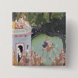 Badge Carré 5 Cm Festival d'oscillation