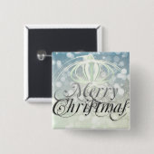 Badge Carré 5 Cm Fêtes de Noël (Devant & derrière)
