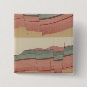 Badge Carré 5 Cm Feuille de district minier de Tourtelotte Park