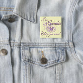 Badge Carré 5 Cm Fibromyalgie (En situation)
