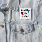 BADGE CARRÉ 5 CM FIER MOM DU BOUTON DIPLÔMÉ (En situation)