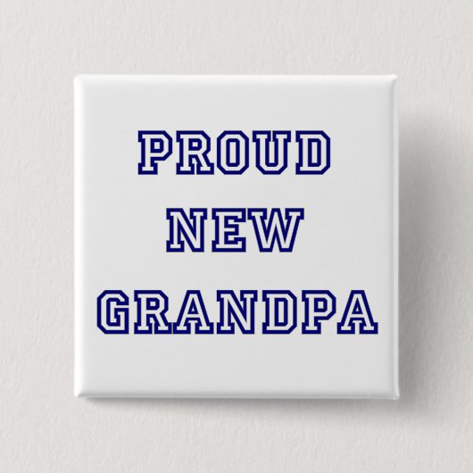 Badge Carré 5 Cm Fiers nouveaux T-shirts Grandpa-University (Devant)