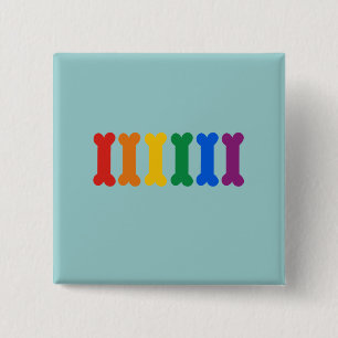 Badge Carré 5 Cm Fierté d'animal familier