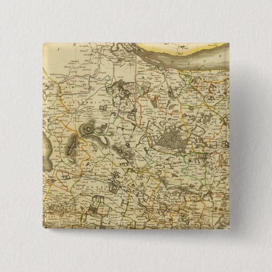 Badge Carré 5 Cm Fife composite, Kinross (Devant)