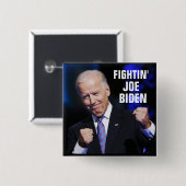 Badge Carré 5 Cm Fightin Joe Biden (Devant & derrière)