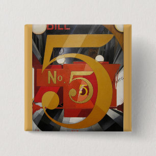 Badge Carré 5 Cm Figure de Cudern Art moderne