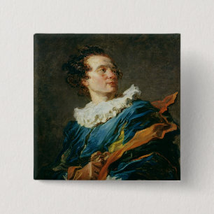 Badge Carré 5 Cm Figure d'imaginaire